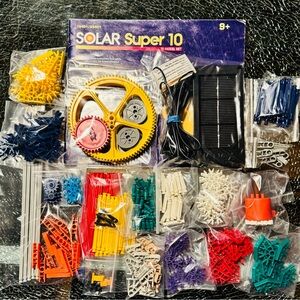 K’nex Super Solar 10 COMPLETE 15401 TESTED Solar Panel Motor HTF VTG Toy 25401